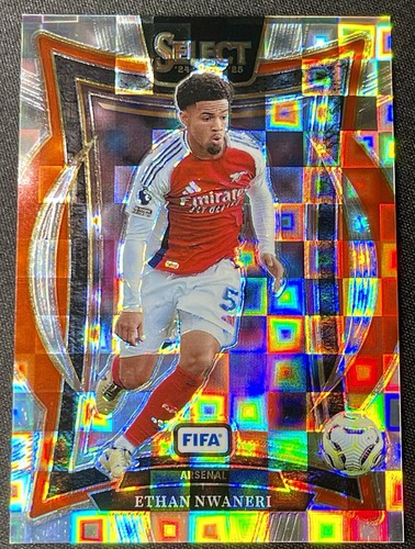Ethan Nwaneri 2024 Panini Select Refractor #12