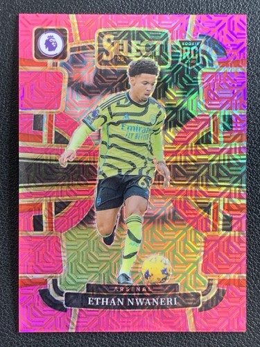 Ethan Nwaneri 2023 Panini Select Terrace Pink Mojo /325