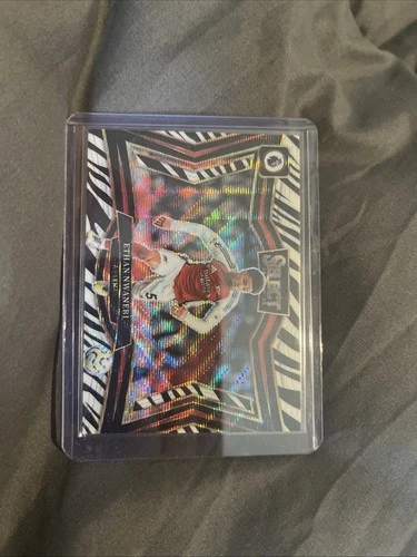Ethan Nwaneri 2024 Panini Select Zebra Prizm