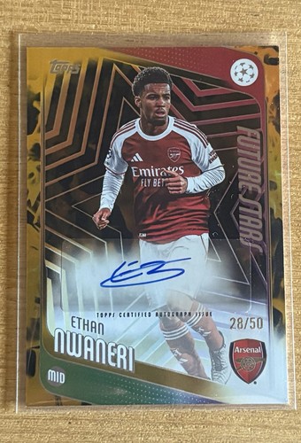 Ethan Nwaneri 2024 Topps Now UEFA Champions League /50