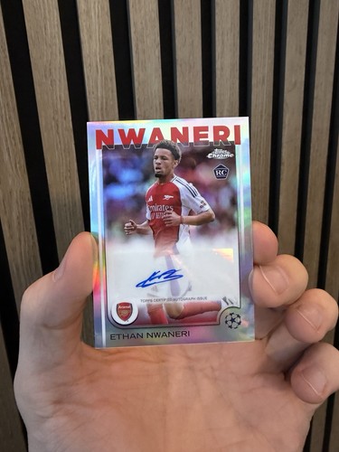 Ethan Nwaneri 2024 Topps UCC Chrome Refractor