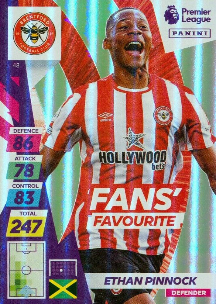 Ethan Pinnock 2021 Panini Adrenalyn XL Premier League Plus