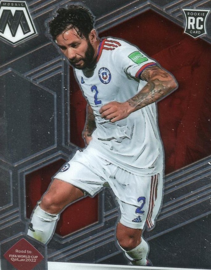 Eugenio Mena 2021 Panini Mosaic Road to FIFA World Cup