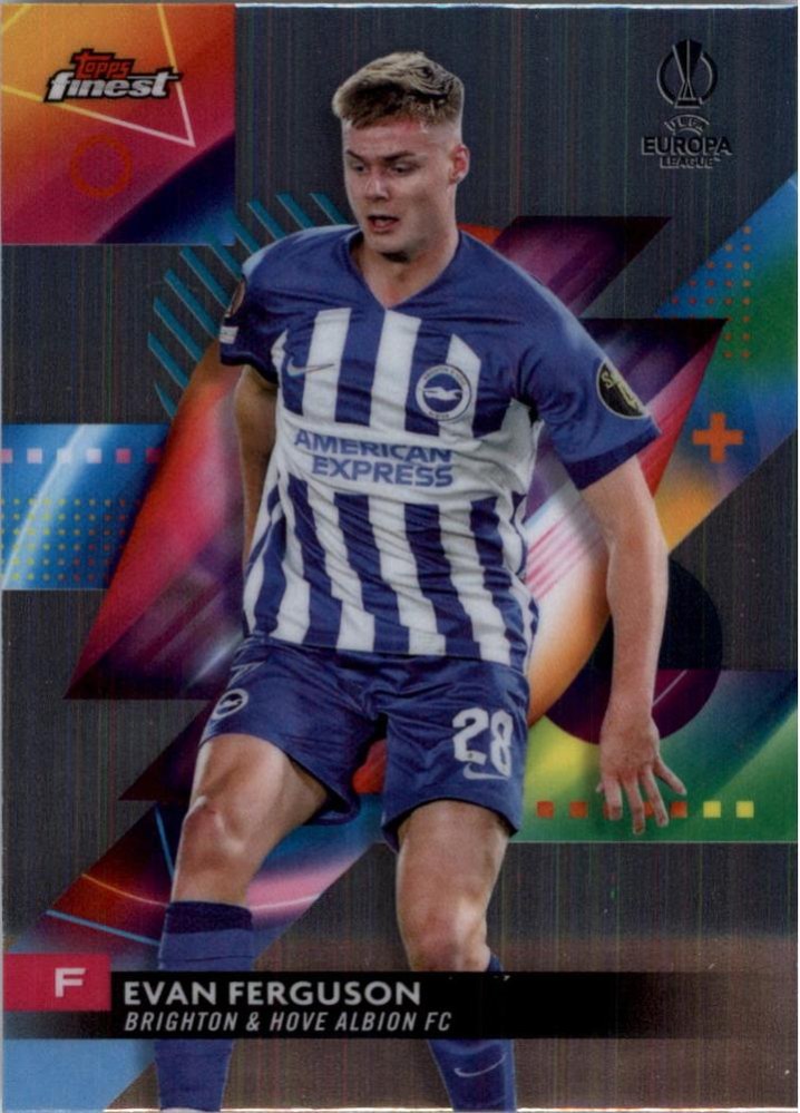 Evan Ferguson 2023 Topps Finest UEFA Club Competitions