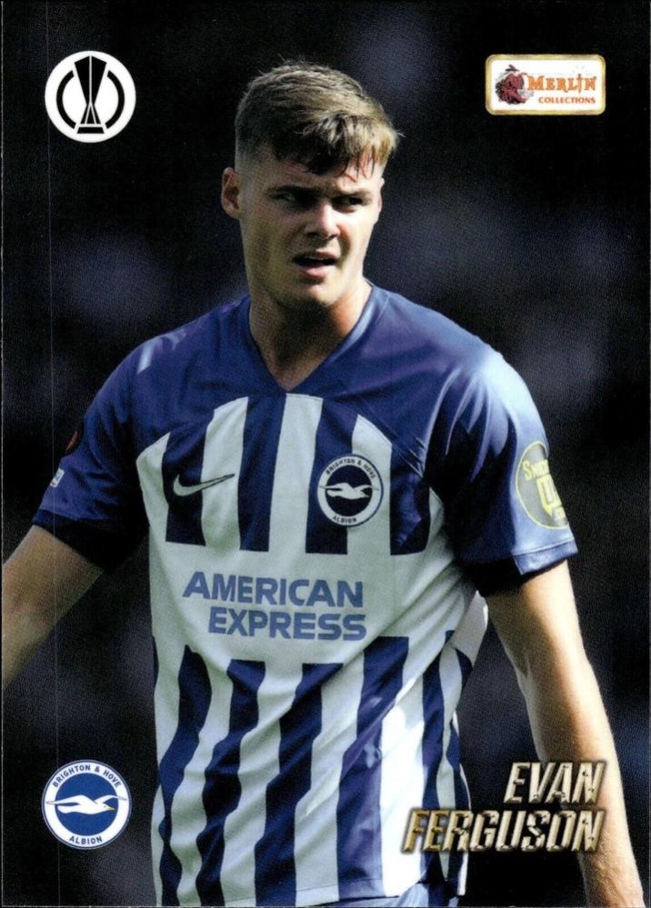 Evan Ferguson 2023 Topps Merlin Heritage UEFA Club Competitions