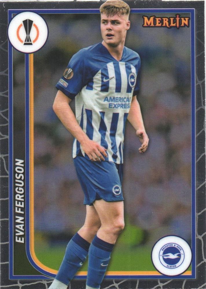 Evan Ferguson 2023 Topps Merlin UEFA Club Competitions