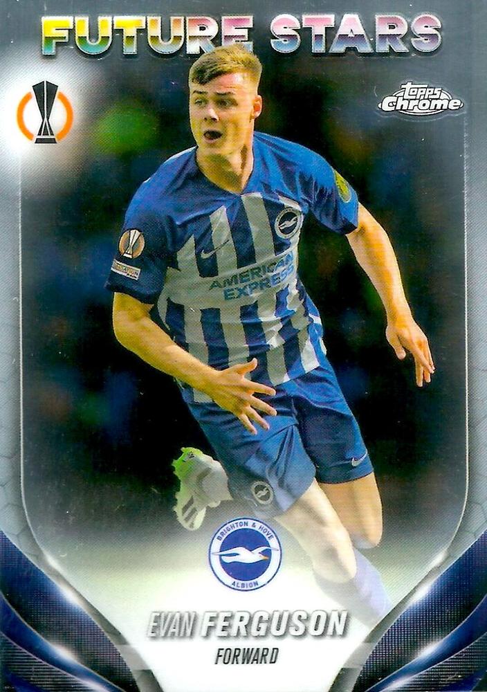 Evan Ferguson 2023 Topps Chrome UEFA Club Competitions