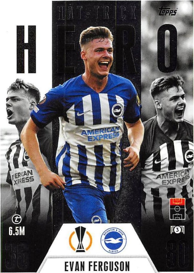 Evan Ferguson 2023 Topps Match Attax UEFA Club Competitions Extra
