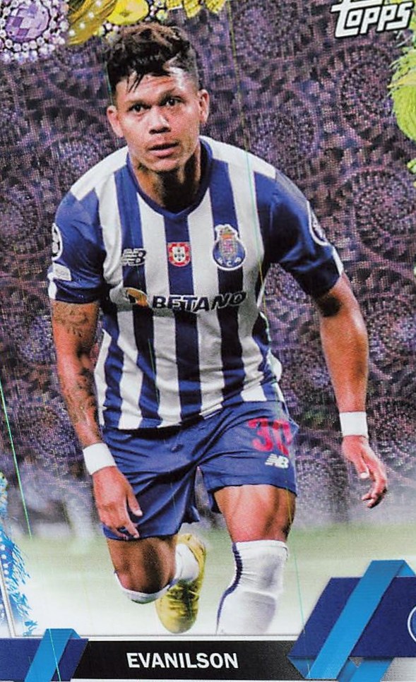 Evanilson 2022 Topps UEFA Club Competitions Carnaval Edition