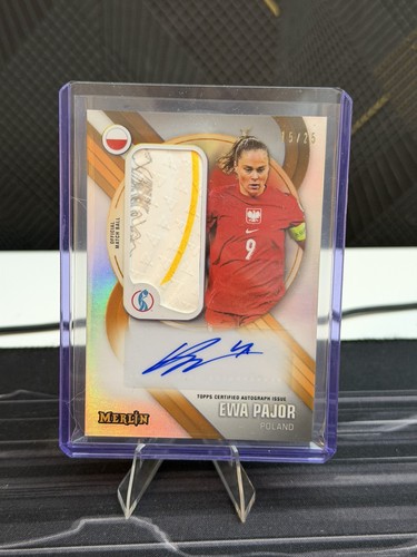 Ewa Pajor 2025 Topps Merlin UEFA Women's EURO Orange /25