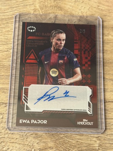 Ewa Pajor 2025 Topps UWCL Women's Knockout /5