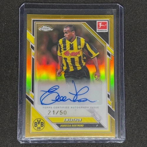 Ewerthon 2025 Topps Chrome Bundesliga Gold /50