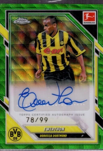 Ewerthon 2025 Topps Chrome Green Wave /99
