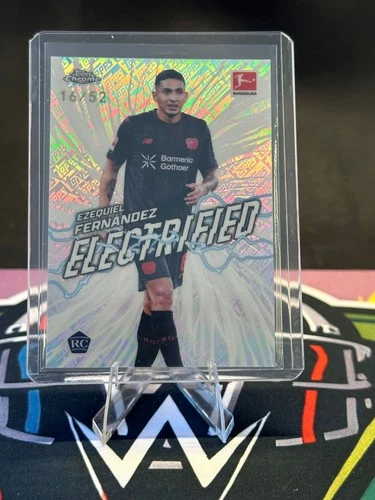 Ezequiel Fernandez 2025 Topps Chrome Bundesliga Electrified Topps Fractor /52
