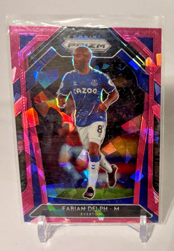 Fabian Delph 2020 Topps Prizm Pink Ice