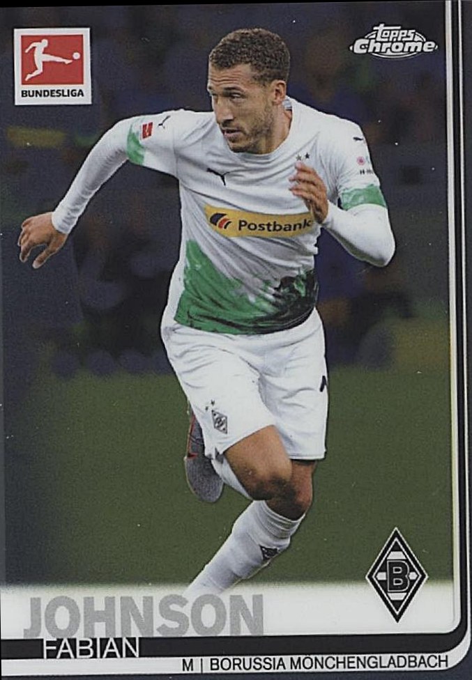 Fabian Johnson 2019 Topps Chrome Bundesliga 81