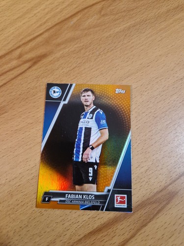 Fabian Klos 2021 Topps Chrome Orange /25