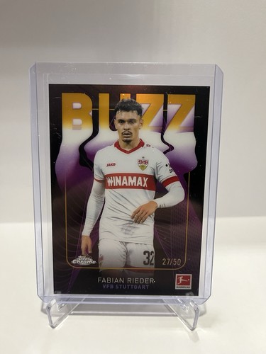 Fabian Rieder 2024 Topps Chrome Bundesliga /50