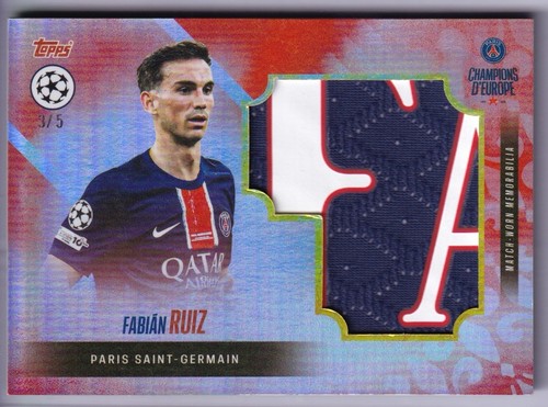 Fabian Ruiz 2024 Topps Champions D'Europe /5