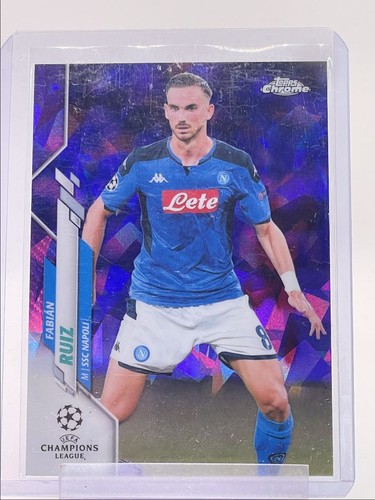 Fabian Ruiz 2019 Topps Chrome Sapphire Purple Refractor /25
