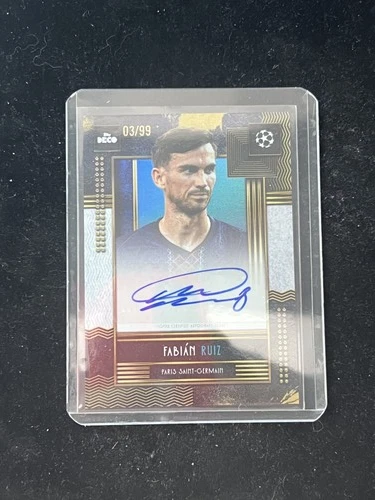 Fabian Ruiz 2025 Topps Deco Blue /99