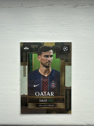 Fabian Ruiz 2025 Topps Deco Green Bookend /75