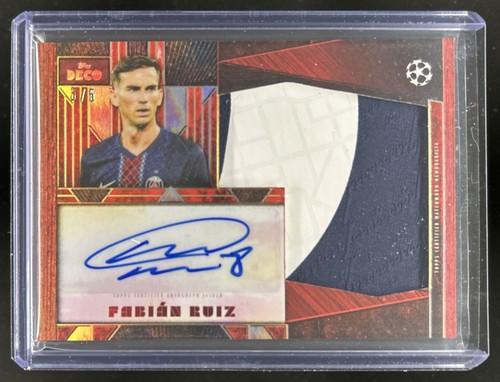 Fabian Ruiz 2025 Topps Deco UEFA Red /5