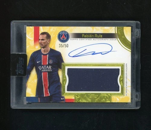 Fabian Ruiz 2024 Topps Exhibition Gold /50