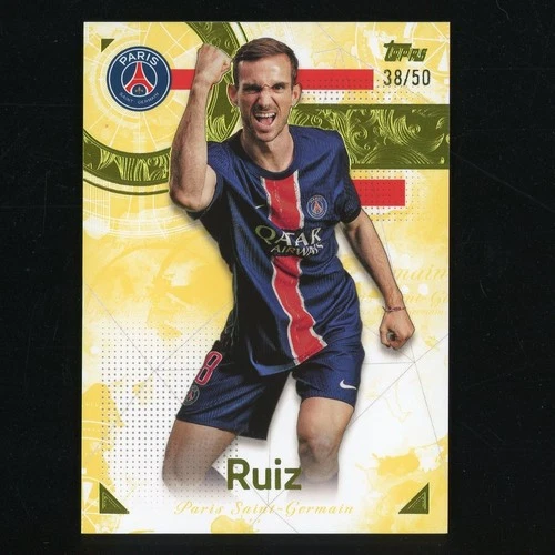 Fabian Ruiz 2025 Topps Exhibition Gold /50