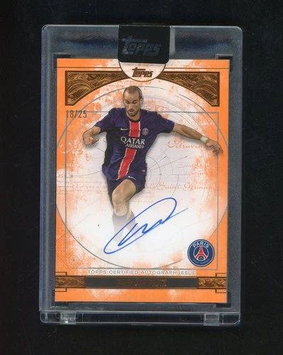 Fabian Ruiz 2024 Topps Exhibition Orange /25