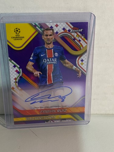 Fabian Ruiz 2024 Topps Finest Purple /299