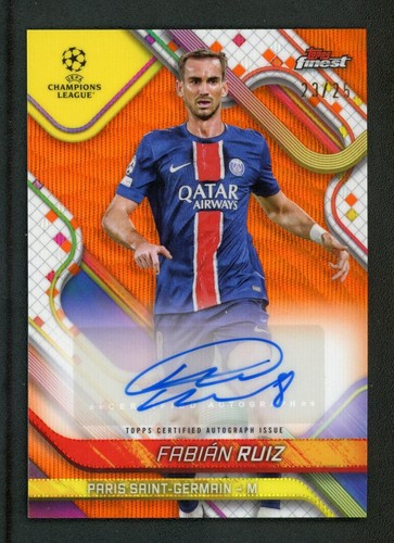 Fabian Ruiz 2025 Topps Finest Wave /25
