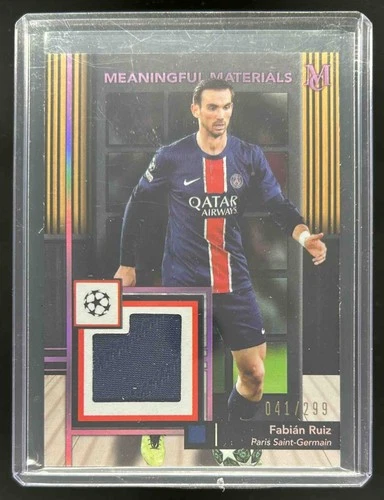 Fabian Ruiz 2024 Topps Museum Pink Shimmer /299