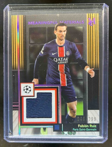 Fabian Ruiz 2024 Topps Museum Rose Quartz /299