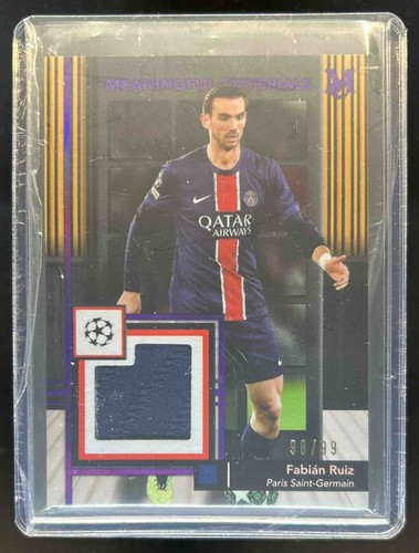 Fabian Ruiz 2024 Topps Museum UEFA Amethyst /99