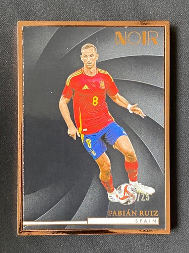 Fabian Ruiz 2024 Panini Noir 25/25