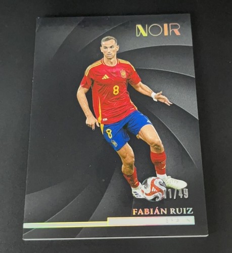 Fabian Ruiz 2024 Panini Noir Plata /49
