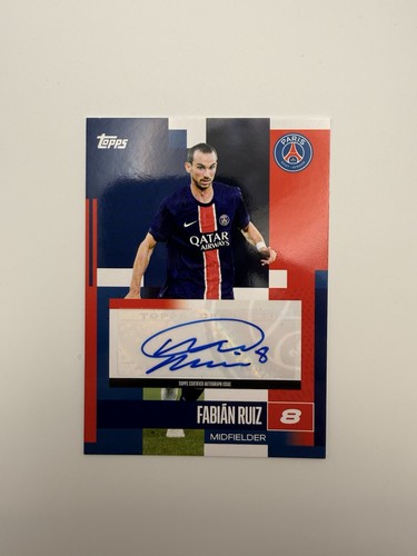 Fabian Ruiz 2024 Topps PSG Team Set