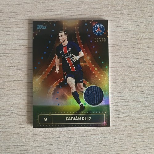 Fabian Ruiz 2024 Topps PSG Team Set Blue /250