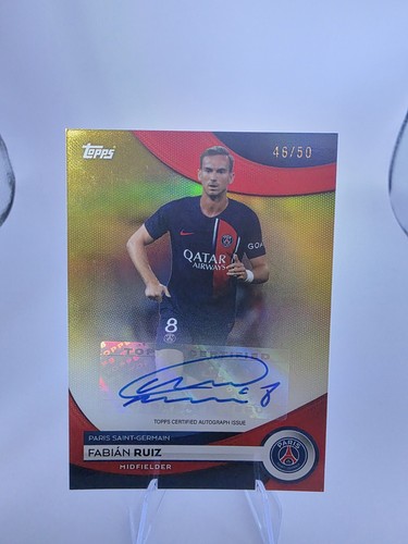 Fabian Ruiz 2023 Topps PSG Team Set Gold /50