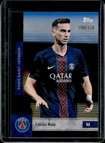 Fabian Ruiz 2025 Topps Team PSG FC Blue /150