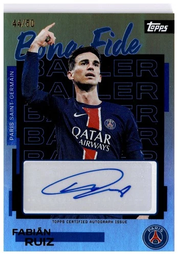 Fabian Ruiz 2025 Topps équipe PSG /50