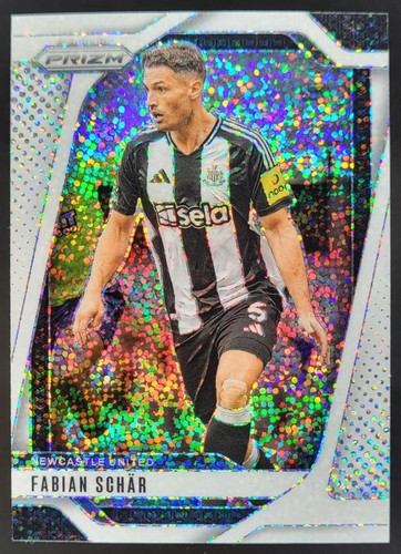 Fabian Schar 2024 Panini Prizm Premier League White Sparkle