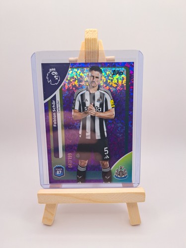 Fabian Schär 2026 Topps Premier League Purple Diamond /199