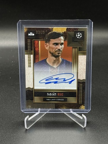 Fabián Ruiz 2025 Topps Deco UEFA Orange /25
