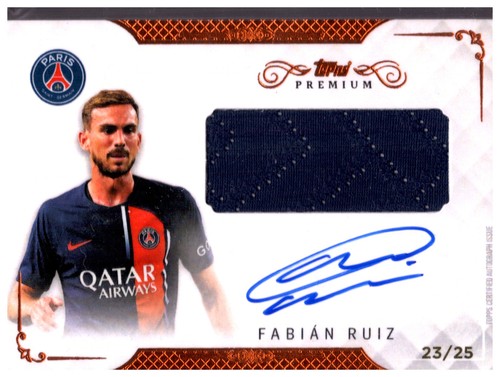 Fabián Ruiz 2023 Topps PSG Premium /25
