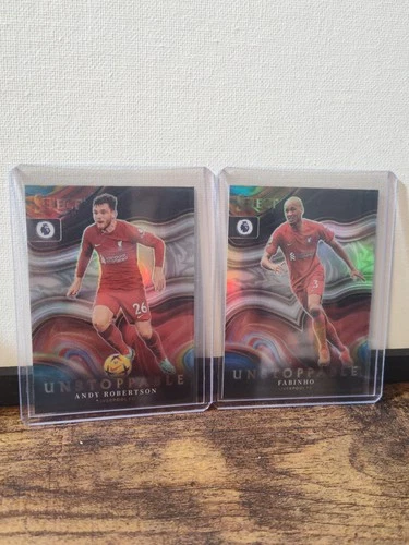 Fabinho and Andy Robertson 2023 Panini Select Silver Prizm