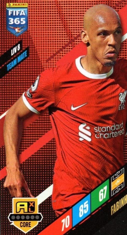Fabinho 2024 Panini Adrenalyn XL FIFA 365