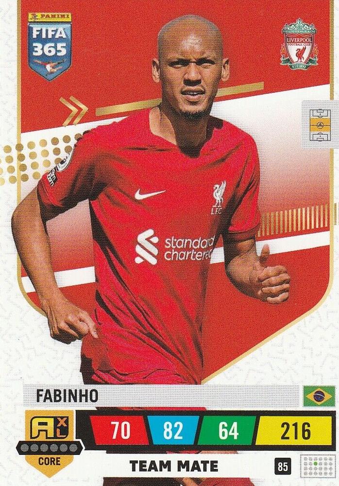 Fabinho 2023 Panini Adrenalyn XL FIFA 365