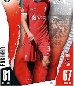 Fabinho 2023 Topps Match Attax UEFA Club Competitions